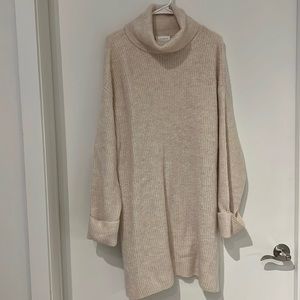 Topshop Turtleneck Sweater Dress | Size Large US 12